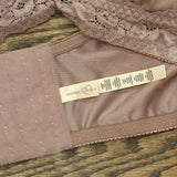 Rhonda Shear 3-Pack Lace Pinup Bras with Removable Pads Dusty Brown Multi 2X