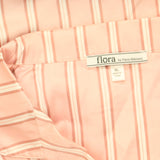 Flora by Flora Nikrooz Nicola Stripe Charm Notch Pajama Set Pink Stripe XL