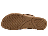 Easy Spirit Melinna Womens Strappy Slip On Sandal SEMELINNA3 Medium Brown 7M