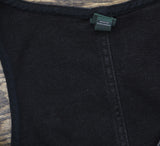 Wild Fable Womens Cropped Denim Vest 89452627 Black Wash M