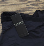 Lauren Ralph Lauren Womens Plus Size Shirred High Waist Swim Bottoms Black 18W