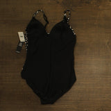Magicsuit Saki Soft Cup Adjustable Strap One Piece Swimsuit Black / White 16