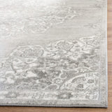 Safavieh Brentwood Collection Medallion Runner Rug Gray / Ivory 2' x 8'