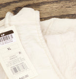 A New Day Womens Modern Gauze Jumpsuit 94191934 Cream Off White XL