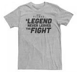 Licensed Character Star Trek Mens Legends Never Leave Tee Heather Gray L Tall