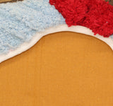 Avanti Home Holiday Penguin Christmas Bath Mat Rug Set Blue Multi 2-Piece