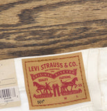 Levi's Womens 501 Original Shorts Jean Jorts Button Fly Disco Nights White 33