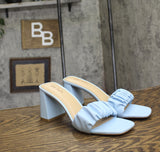 On 34th Womens Salliee Sandals Block Heel 10020662800 Blue 8.5M