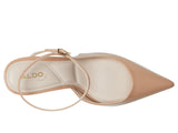 Aldo Womens Kymmberly Strappy Pointed Toe Heels 14028467 Cream Brown 7B