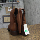 A New Day Womens Sienna Tall Dress Boots with Memory Foam Insole Brown 10M-WC
