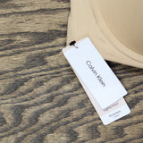 Calvin Klein Womens Lightly Lined Constant Strapless Bra Nude 5 Brown 40D