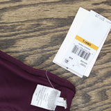 Becca Womens Standard Muse Bandeau Tankini Swim Top 733557 Aubergine Purple S