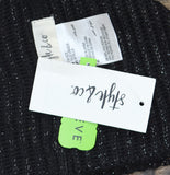 Style & Co. Womens Solid Shine Cuff Beanie MC15421001 Black