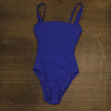 Bleu by Rod Beattie Women Ribbed One Piece Swimsuit Royal Blue 6