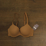 Auden Luxe Stretch Comfort Wire Demi Bra 94266683 Caramel Brown 34C