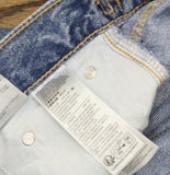 Levi's Womens Cinch Barrel Jeans Denim Zip Fly 94417206 Let Love in Blue 27X31