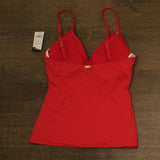 Lauren Ralph Lauren Beach Club Toggle Underwire Tankini Swim Top 20401120 Red 12