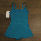 Beyond Control Dress with Grommet Detail One-Piece Northern Lights Blue Green 8
