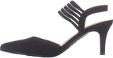 Lifestride Women's Microsuede Heeled Sanya Shoe G2790F1 Black 7.5W
