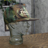 Mohrs Mens Vintage Thomas Chevy Geo Rope Trucker Hat Green Camo OS