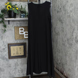 Attitudes by Renee Womens Flowy A-Line Knit Unlined Dress Black LP