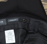 Kenneth Cole Reaction Slim Fit Machine Washable Stretch Dress Pants Black 20R
