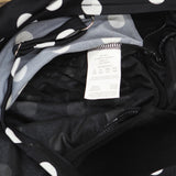 Swim Solutions Control V-Neck Polka Dot Tankini Swim Top Vintage Dotty Black 24W