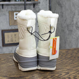 All In Motion Girls Skylar Winter Boots 88236452 Cream / Gray 4