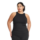All In Motion Womens Highneck Racerback Tank Top 92933116 Black 2XL