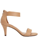 Style & Co. Womens Paycee Two-Piece Dress Heel Sandals Soft Nude Brown 9.5M