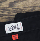 Woolrich X TGT Mens Mid-Rise Straight Fit Cargo Denim Pants Jeans Black 40x32