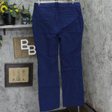 Brooke Shields Timeless Womens Stretch Boot-Cut Woven Pants Navy Blue 18W Tall