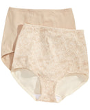 Bali Womens Cotton Light Control Shapewear Brief DFX037 X037 Nude Brown 3XL