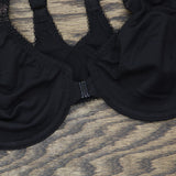 Wacoal Womens Soft Embrace Front Close Bra 851311 Black 32C