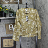 Future Collective Womens Utility Bomber Jacket 93225000 Khaki Brown 2XL