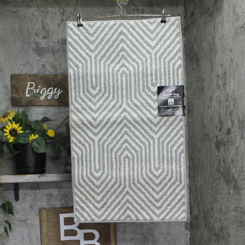 Mohawk Accent Rug Machine Wash Skid Resistant Gray Multi 20x34