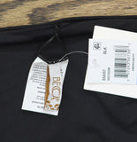 Becca Womens Standard Color Code American Shirred Bikini Bottom 854357 Black XL
