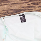 INC International Concepts Lace-Trim Satin Cami Lounge Top Clear Dew Green XS