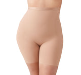 Wacoal Womens Shape Revelation Hourglass High Waist Thigh Shaper Beige Brown 2XL