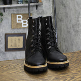 A New Day Womens Tessa Winter Boots 88375339 Black 8.5M