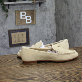 Michael Michael Kors Womens Jennings Suede Loafer 40S6JNFP1S Khaki Brown 9M