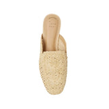 A New Day Womens Greta Shoes Raffia Flat Mules 94808276 Natural Brown 7M