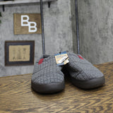 Dluxe By Dearfoams Mens Julien Clog Slippers 86802585 Gray M (8-9)