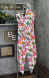 Bar III Bermuda Babe Printed Cover Up One-Shoulder Jumpsuit White Multi XS
