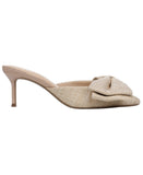 On 34th Womens Alaynaa Pointed-Toe Bow Mule Pumps 10022665500 Natural Brown 10M