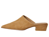 Steve Madden Womens Dessa Suede Mule Block Heel DESS02S1 Tan Brown 8.5M