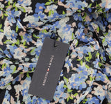 Tommy Hilfiger Chiffon Floral Fit & Flare Dress Sky Captain / Blue Multi 4