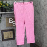 Charter Club Tummy-Control Cuffed Ankle Pants 100136816MS Peony Pink 10