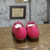 Karen Scott Womens Vintage Floral Leather Flats 1673e4fb8de0e6 Pink 6M