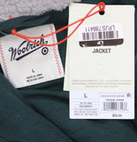 Woolrich X TGT Full Zip Fleece High Neck Sweater Jacket Tan Brown Multi L